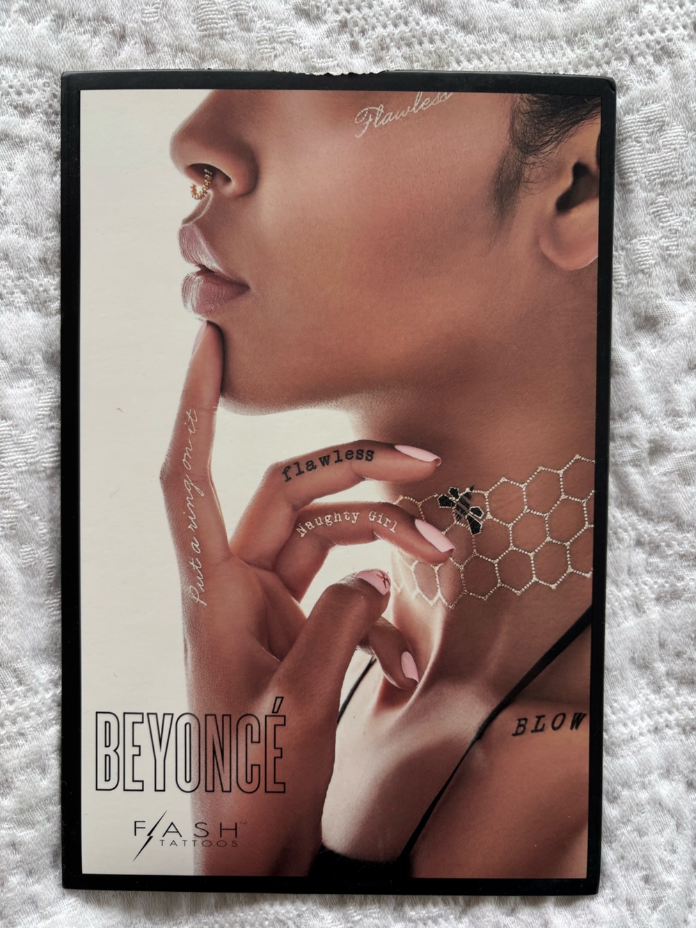 BEYONCÉ x Flash Tattoos Metallic Foil Temporary Tattoos